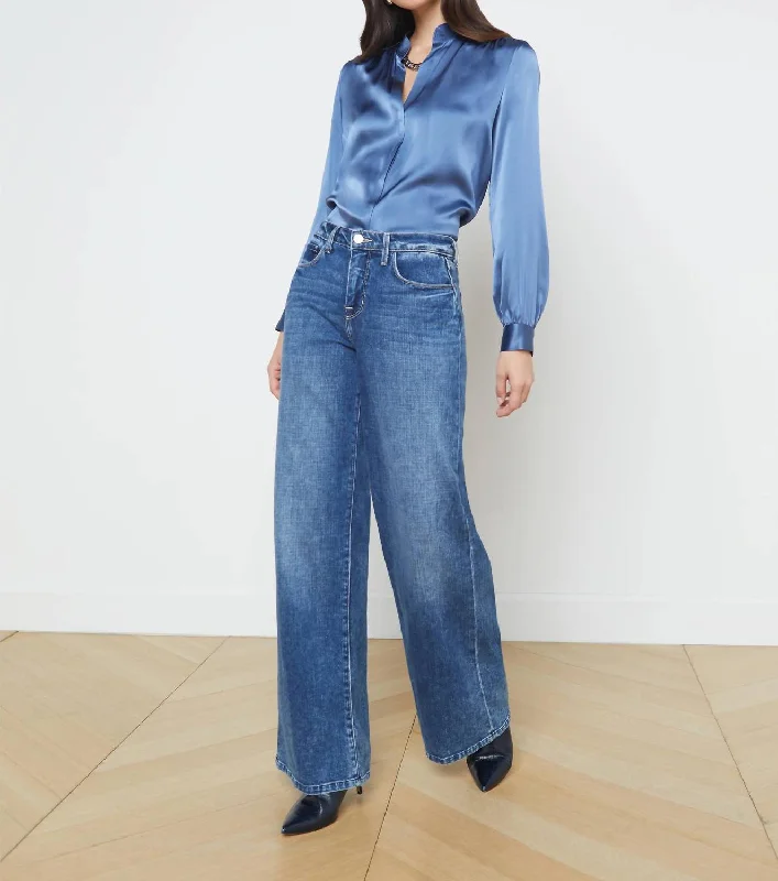 Hottest Discounts of the Year!Alicent Wide Leg Jean In Blue