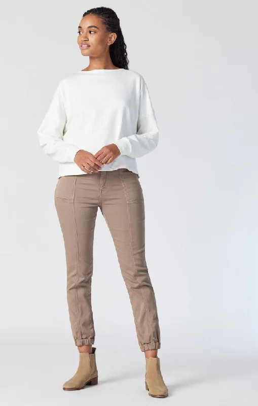 The Sale You’ve Been Waiting For!ANNA SLIM JOGGER IN FUNGI CASUAL COMFORT