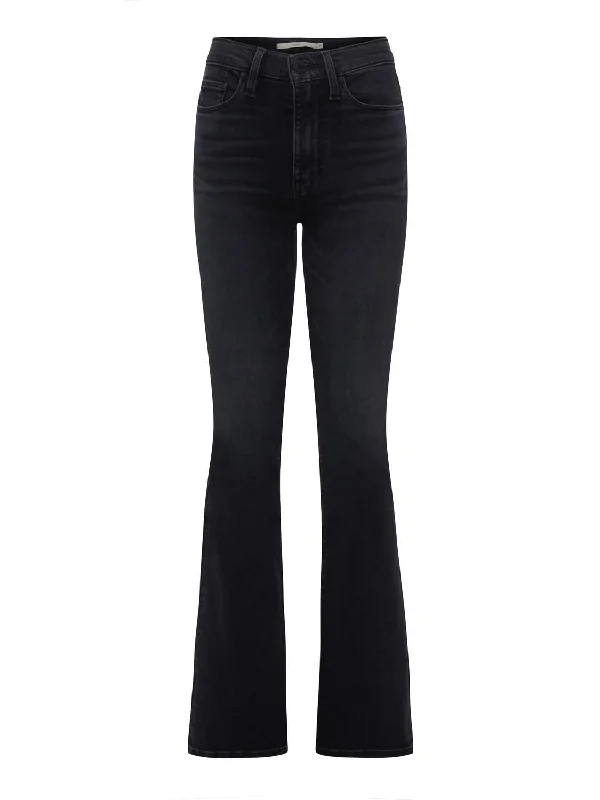 Score Huge Discounts Today!Barbara High Rise Bootcut Inseam Slit Jeans In Night Sky