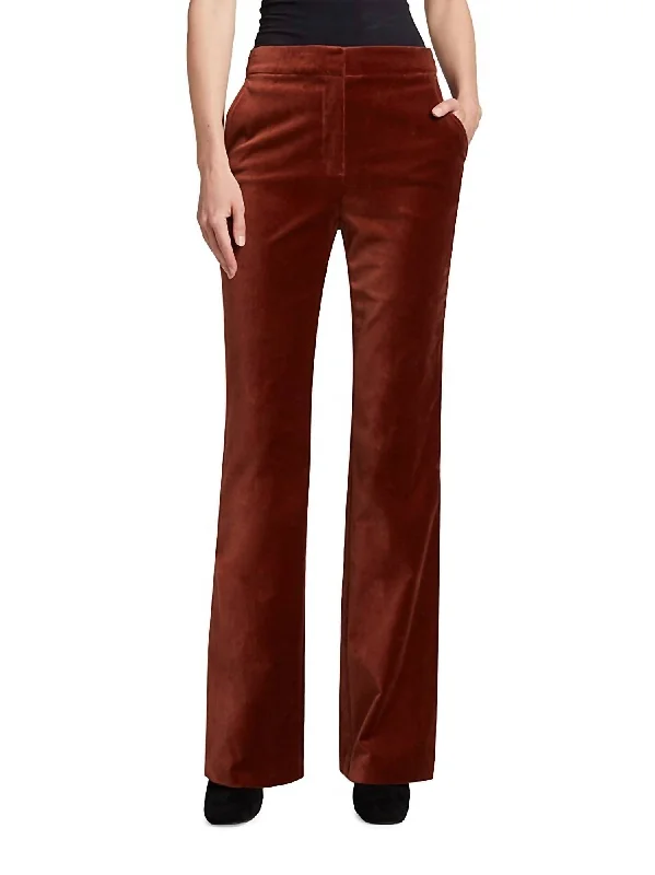Get It Before It’s Gone!Blake Flare Trouser In Mahogany