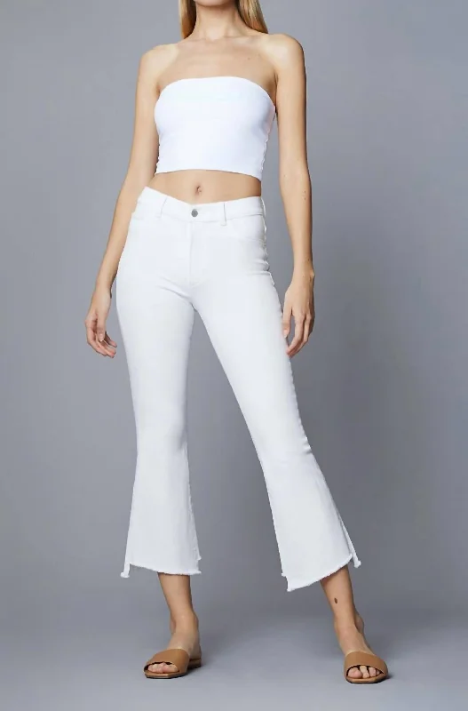 Savings You Can’t Ignore!Bridget Boot: High Rise Instasculpt Crop In White