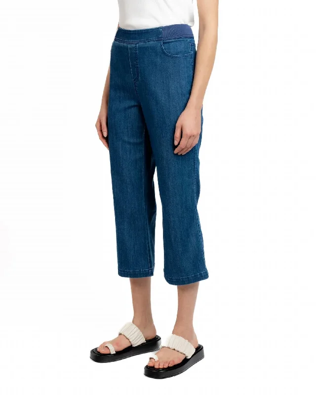 Flash Deals – Act Quickly!Crop Denim Pant In Indigo