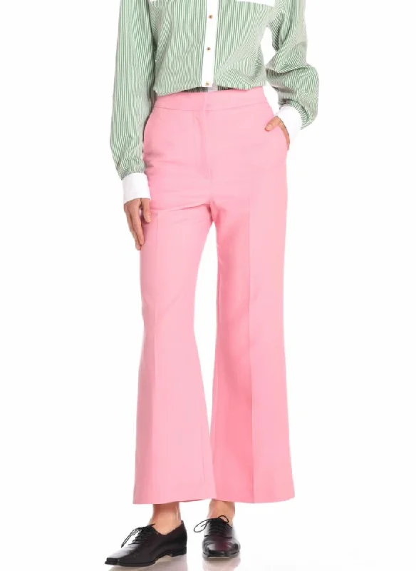Limited-Time Price Drop!Cropped Flare Pant In Wool Suiting