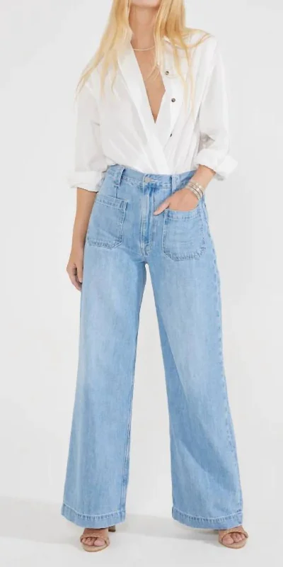 Price Drop Alert!Devon High Rise Wide Leg Pant In Mountain Air