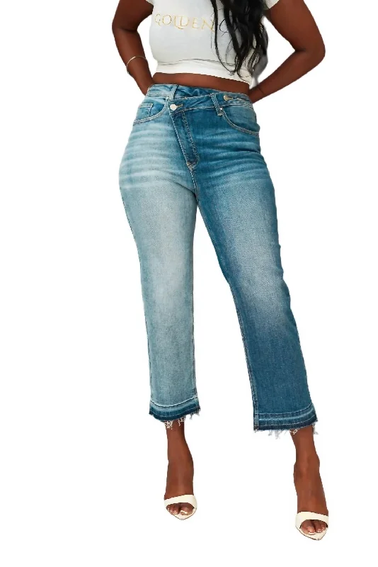 Huge Price Cuts Await!Don't Cross Me Denim In Denim Blue
