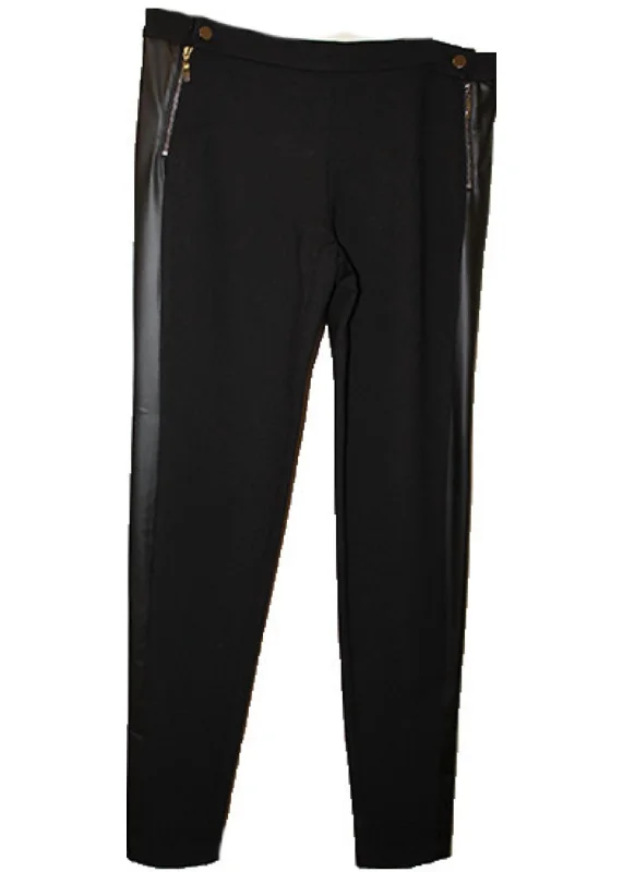 Enjoy Huge Discounts Now!Faux Leather Straight Pant In Black