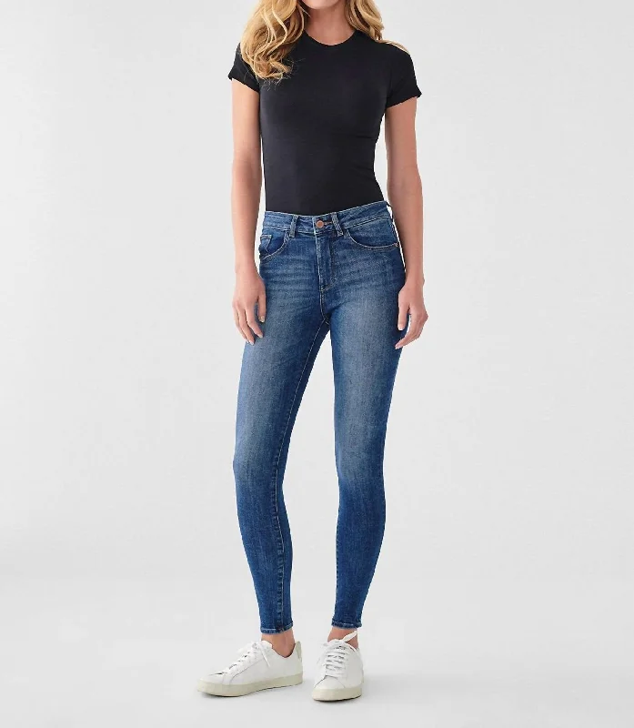 Limited-Time Price Drop!Florence Ankle Mid Rise Skinny Jeans In Parker