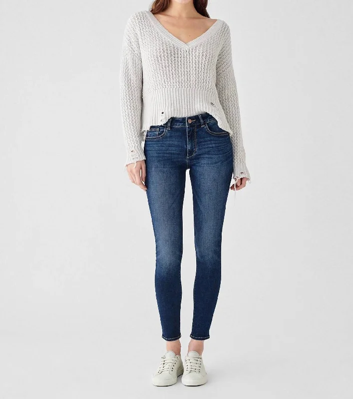 Only a Few Left – Order Now!Florence Ankle Mid Rise Skinny Jeans In Write