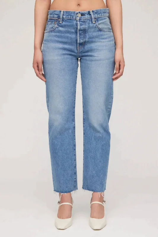Don’t Wait – Deals Won’t Last!Garfield Cropped Straight Jean In Light Blue