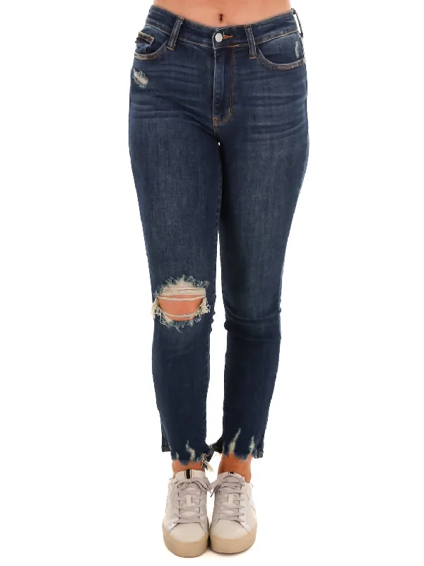 Act Fast – Limited Time Savings!Here To Stay Relaxed Ankle Jean In Dark Wash