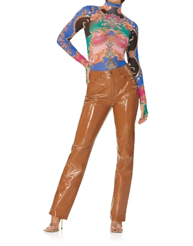 Grab Yours Before It’s Too Late!Heston Straight Leg Pant In Camel