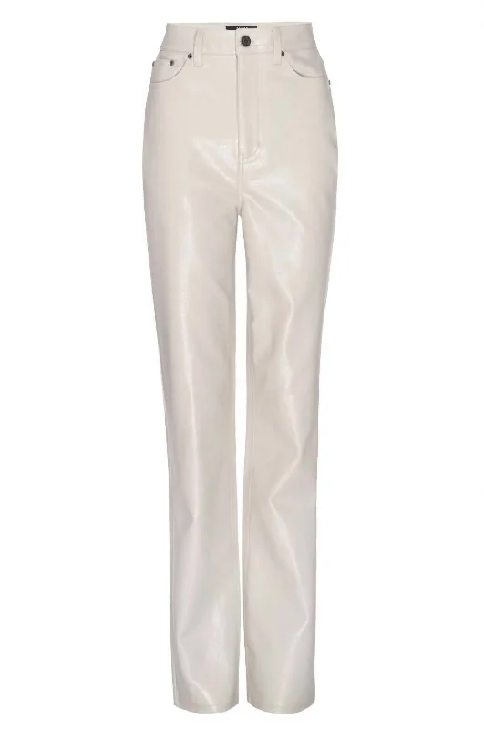 Your Exclusive Offer Awaits!Heston Straight Leg Pant In Off White