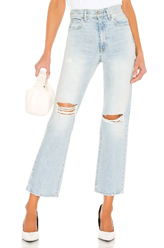 Save Like Never Before!London High Rise Straight Ankle Jean In Heartbreak Hotel