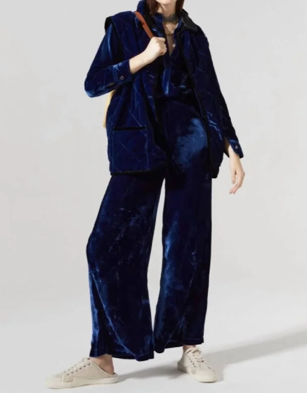 Unbeatable Prices!Luna Velvet Pant In Navy