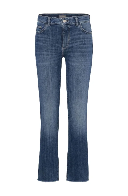 Best Price of the Season!Mara Straight Mid-Rise Instasculpt Ankle Jean In Chancery