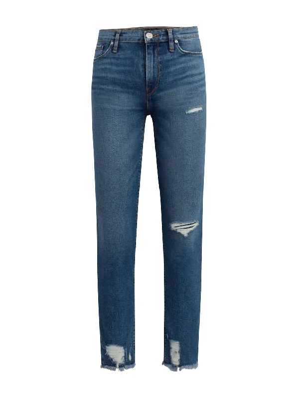 Grab Yours Before It’s Too Late!Nico Mid Rise Straight Crop Jeans In Seaglass