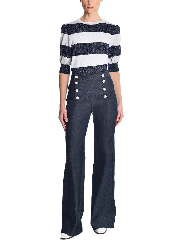 Massive Price Cuts!Sailor Pant In Indigo Denim