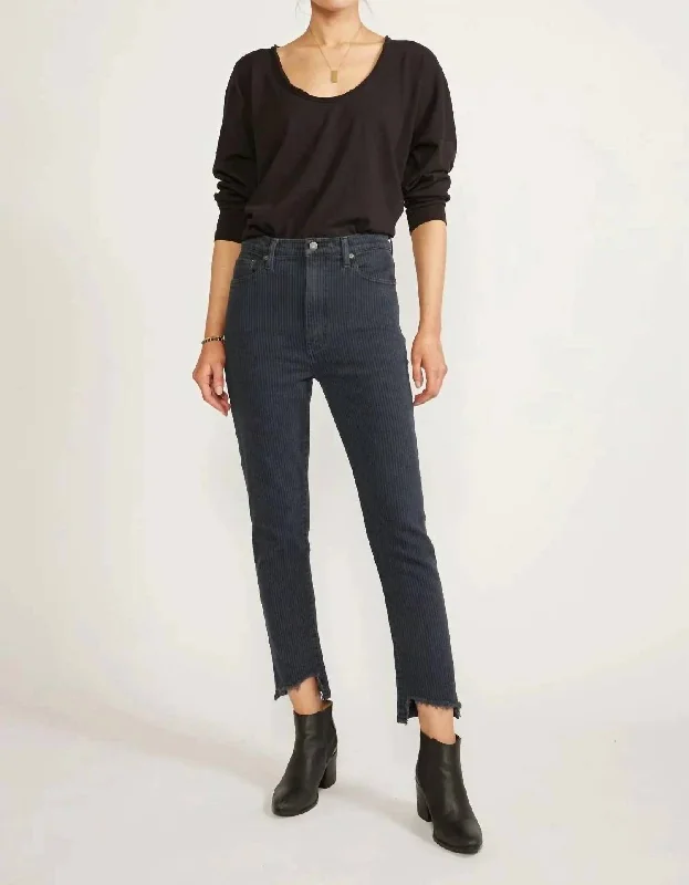 Special Discounts Inside!Scarlet Mid Rise Jeans In Night Stripe