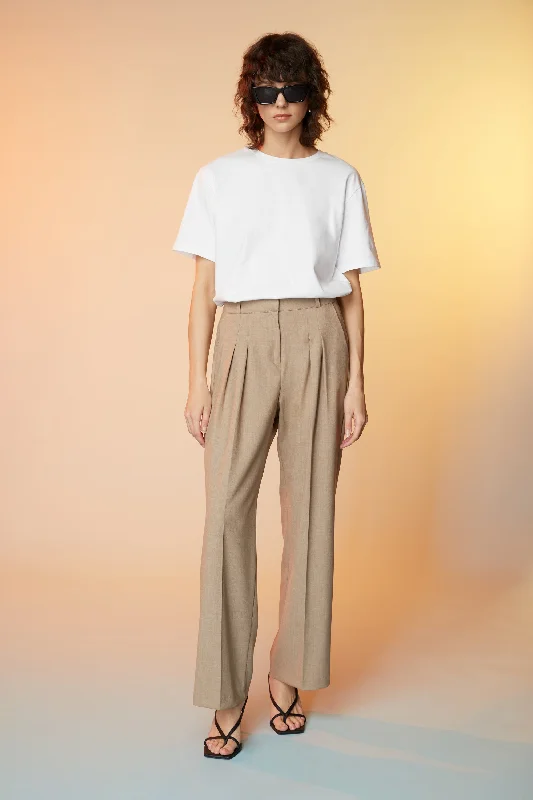 The Best Offers Are Here!STRAIGHT LEG PANT WITH PLEATS