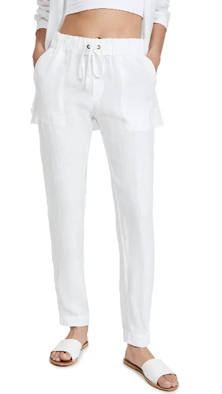 Today’s Deals, Tomorrow’s Regrets!Supple Canvas Easy Pant In White