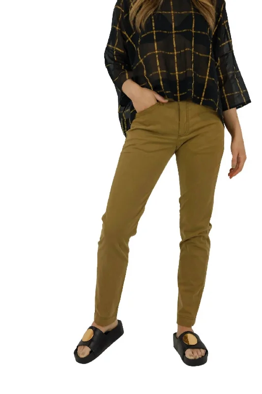 Don't Miss Out!Tencel Straight Leg Pants In Seaweed