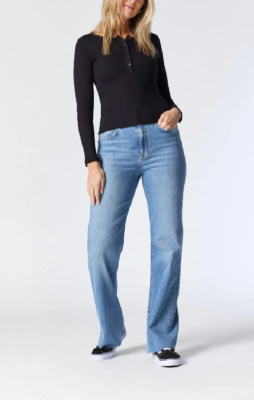 Act Fast – Limited Time Savings!Victoria Wide Leg Jeans In Brushed Recycled Blue