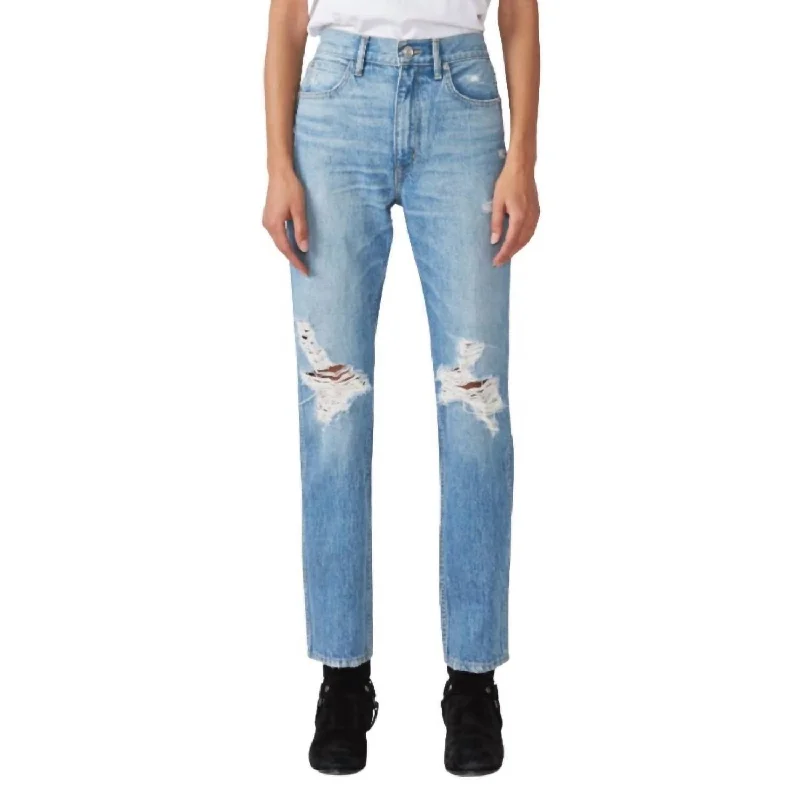 Shop More, Spend Less!Virginia High Rise Slim Straight Jean In Rolling Waters