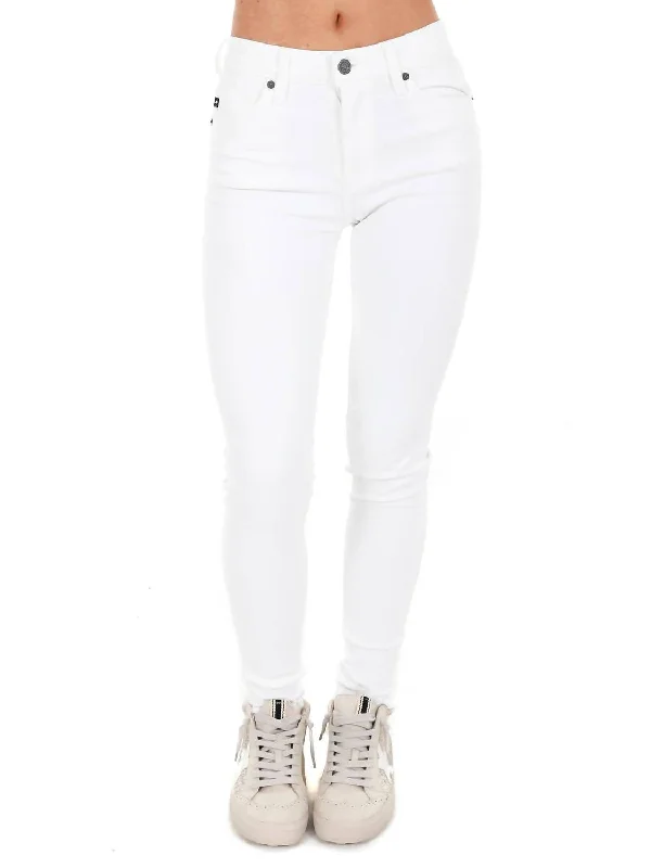 Time to Save Big!Win Your Love High Rise Super Skinny Jean In White