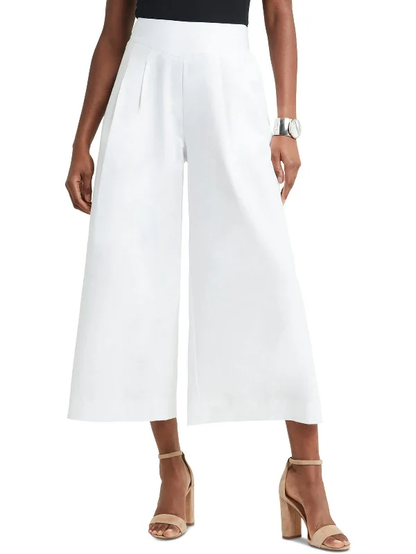 More Discounts, More Joy!Womens Crop Cotton Wide Leg Pants
