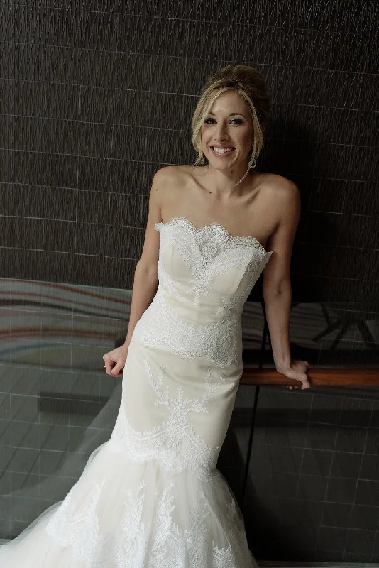 Exclusive Savings This Week!Christos Costarellos Strapless Mermaid