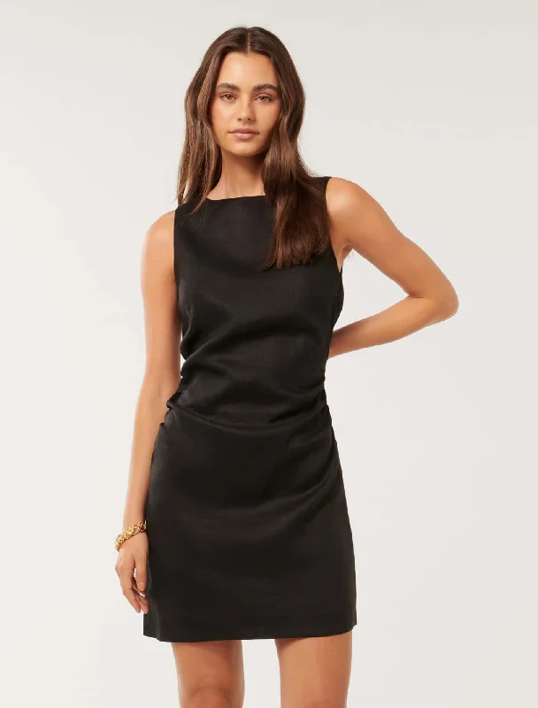 Find Your Perfect Deal Today!Arianna Ruched Waist Mini Dress