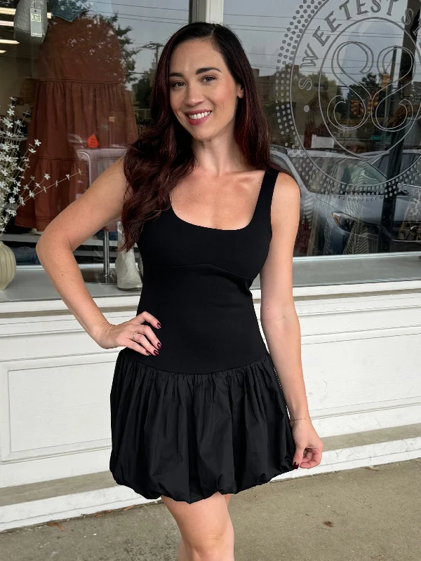 Today Only – Don’t Miss It!By Surprise Bubble Hem Mini Dress