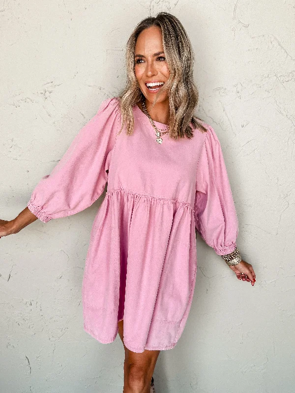 Your Exclusive Offer Awaits!Sweet Talk Mineral Washed Mini Dress