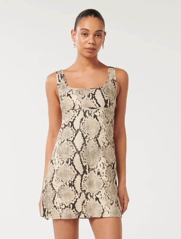 Shop Smart, Save Big!Hadley Cutout Ruched Back Mini Dress