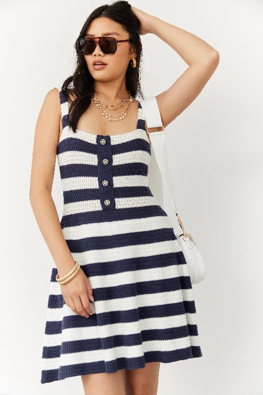 Crazy Discounts Inside!SALE - Hartley Button Down Knit Mini Dress