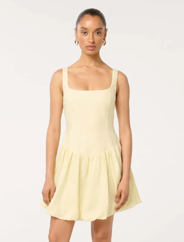 Shop More, Spend Less!Heidi Petite Bubble Hem Mini Dress