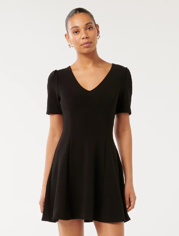 Snag the Best Prices Now!Kelsey V Neck Workwear Mini Dress