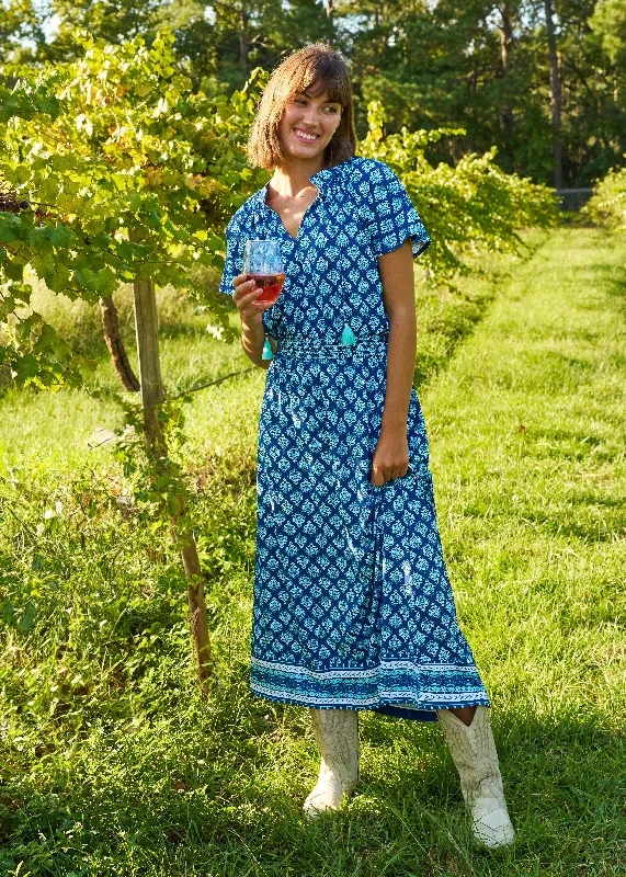 One Click Away from Big Savings!Kiawah Island Cap Sleeve Maxi Dress