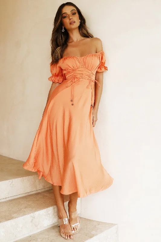 Buy More, Save More!Mariner Midi Dress - Peach
