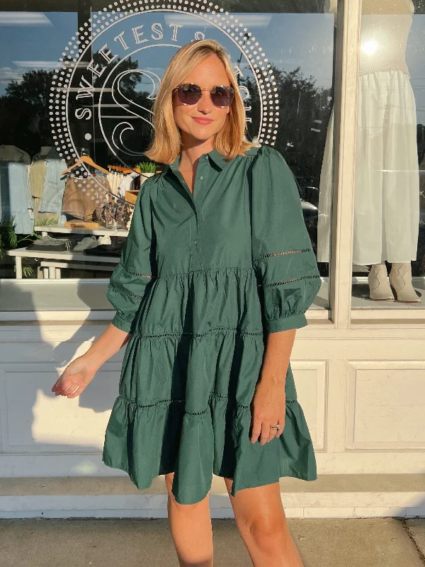 Price Drop Alert!Matter Of Fact Tiered Mini Dress