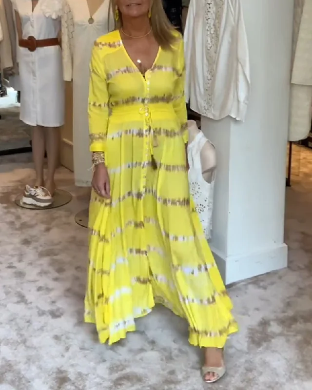 Shop Today, Save Tomorrow!Women's suburban-style maxi dress