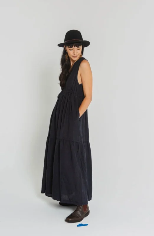 Get More, Spend Less – Shop Now!Cascade Linen Maxi Dress