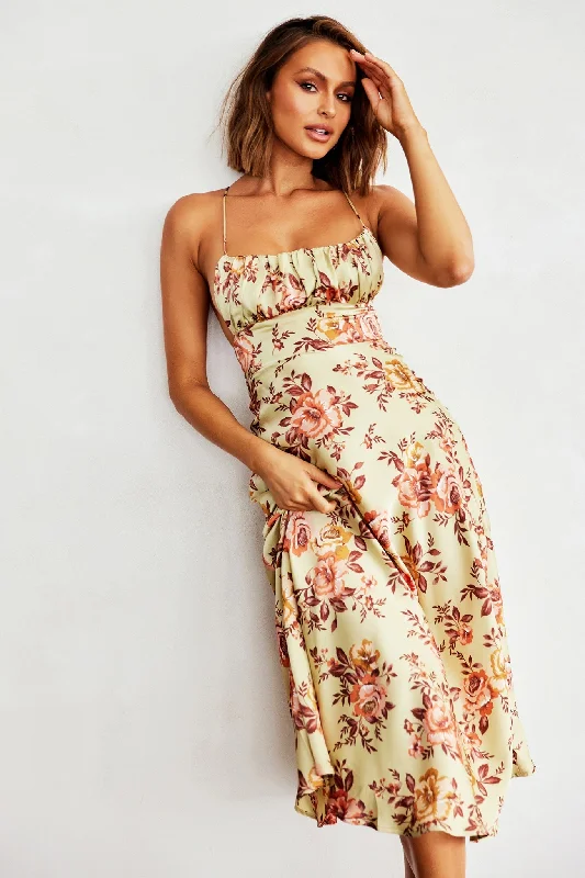 Save More with Every Purchase!Moon Dance Midi Dress - Olive