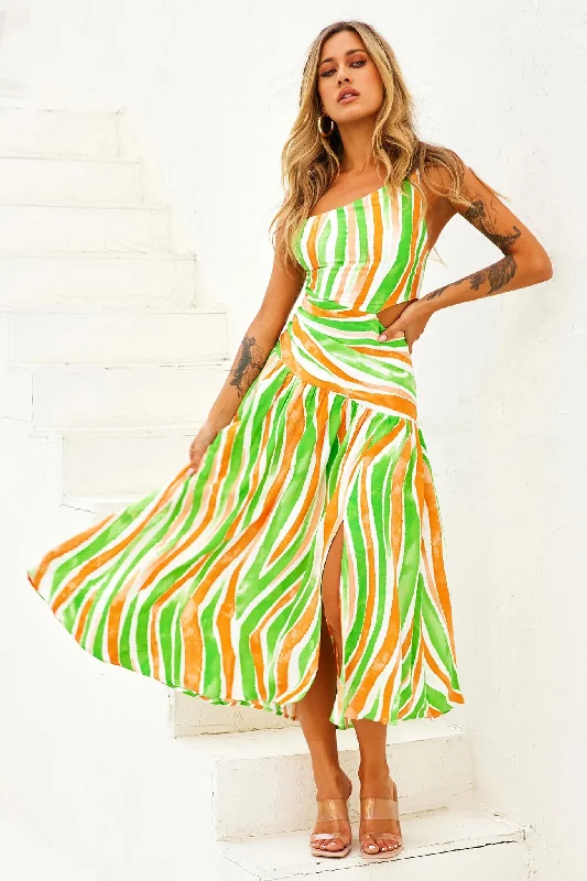 Enjoy Huge Discounts Now!Opening Act Maxi Dress - Green