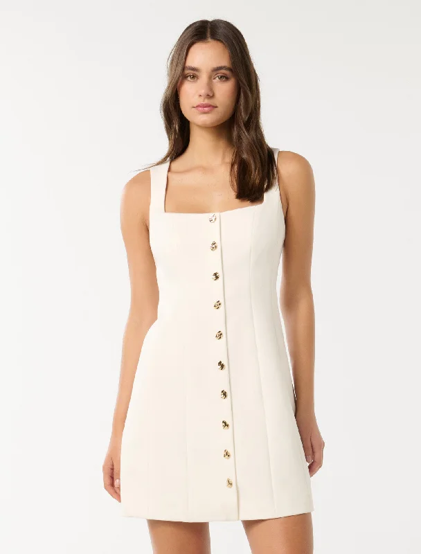 Score Big Savings Today!Penny Button Down Mini Dress