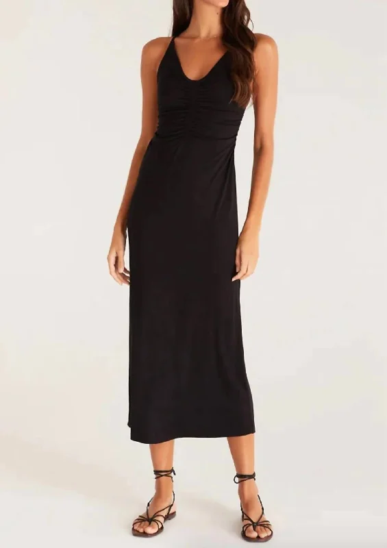 One Day Only – Huge Savings!Positano Midi Dress In Black