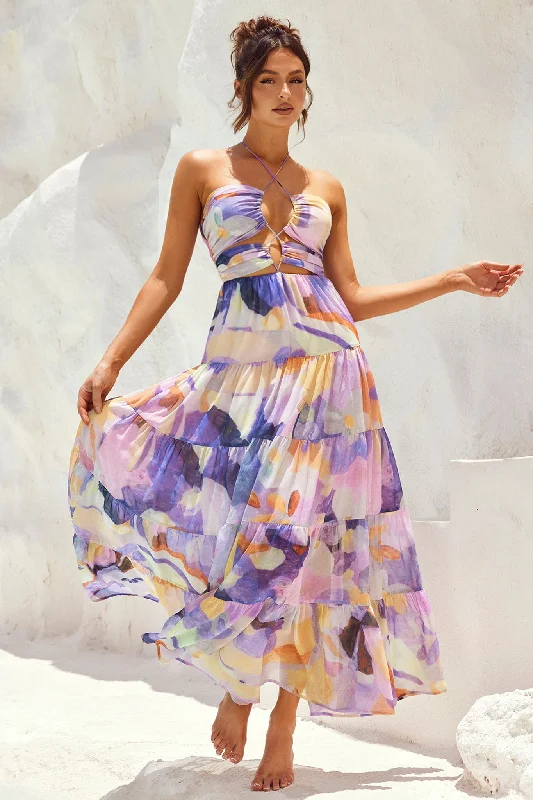 Your Favorite Sale is Back!Real World Maxi Dress -  Purple Multi