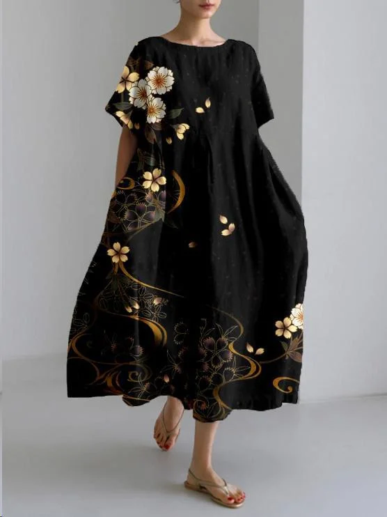 Black-Gold Flower