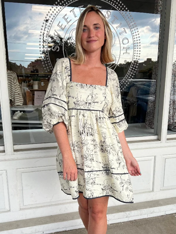 Your Wallet Will Thank You!Sweet Story Square Neck Mini Dress