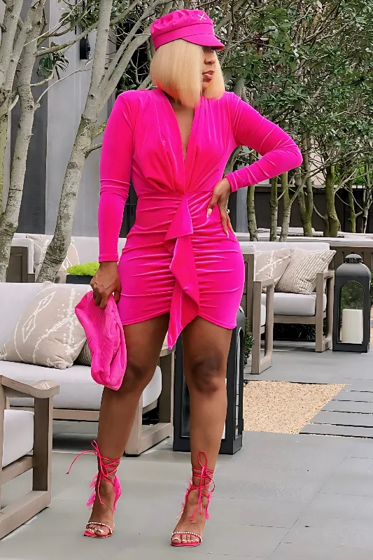 Shop Smart, Save Big!Sheena Velvet Mini Dress